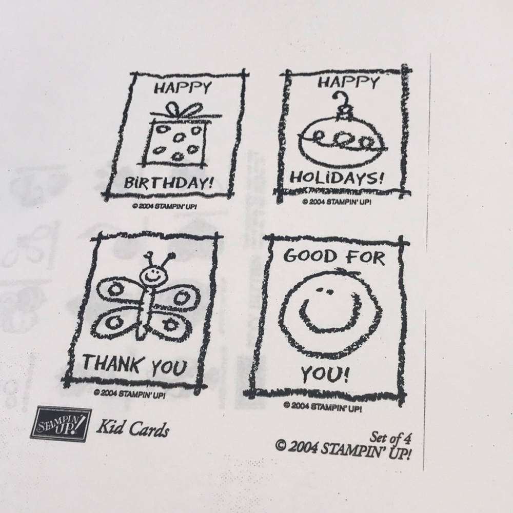 Stampin up. Kids club 2004
